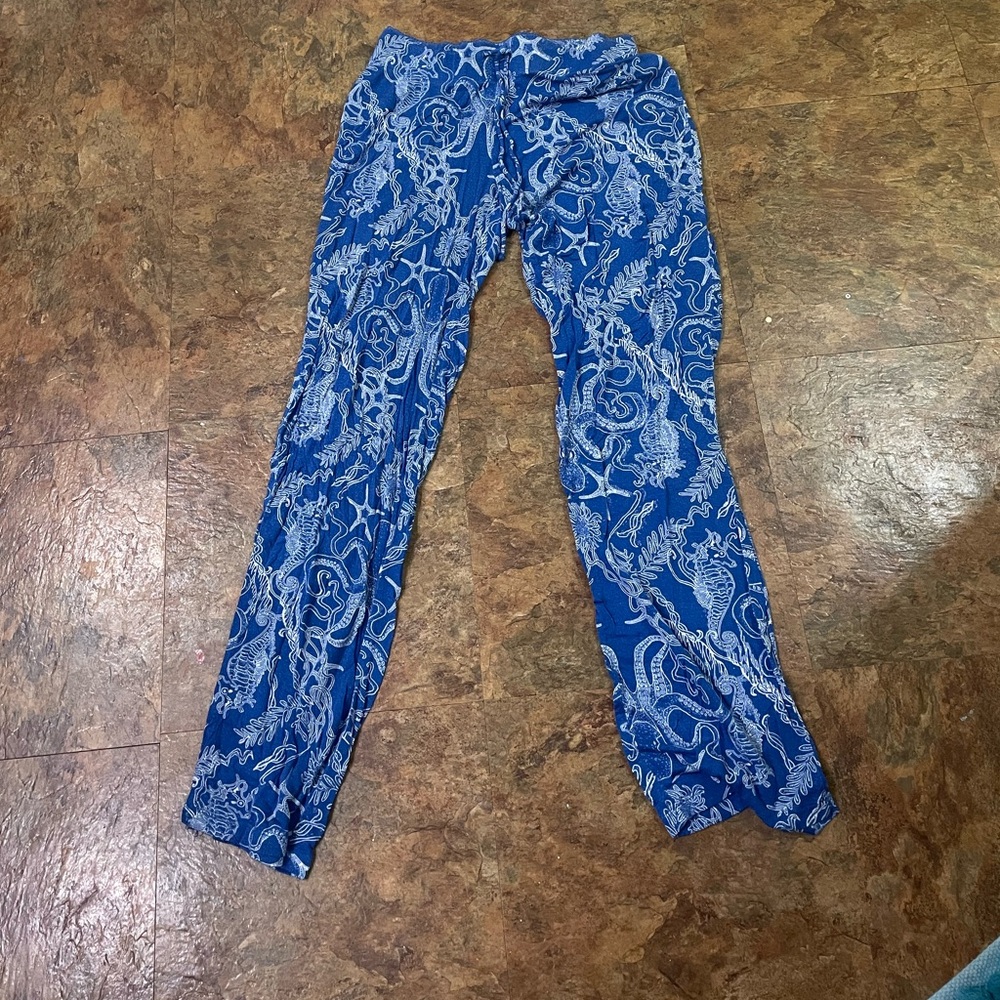 Cynthia Rowley Beachy, seahorse and starfish pajama bottoms